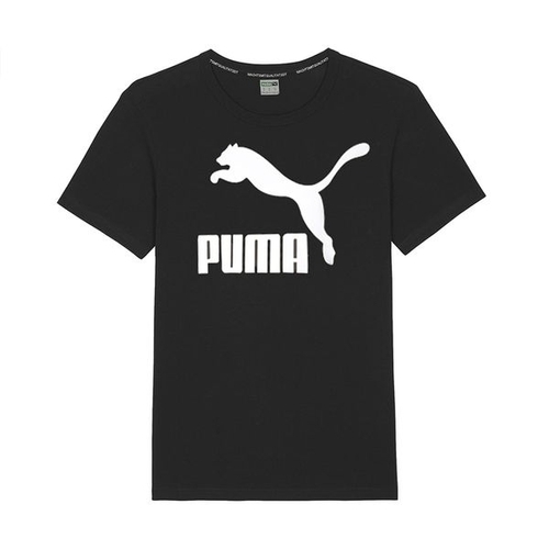 잔스포츠 PUMA 클래식 K 여성 아동 주니어 반팔티 블랙 530115-01_P404967938