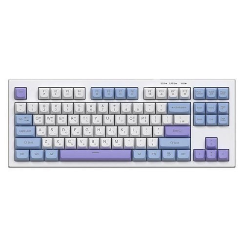 셀러허브 가전 COX 키보드 유선 사무용 저소음 기능성 멤브레인 CMK87 (바이올렛) (52314000)