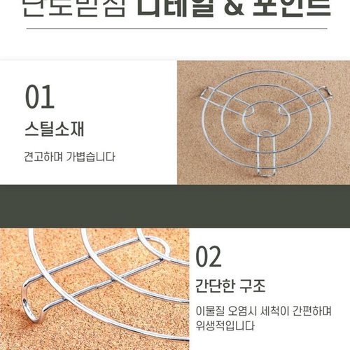 셀러허브 1 [XBHHL9N8_48]캠핑난로 옴니230 스토브 상부망 냄비 받침 (17537162)