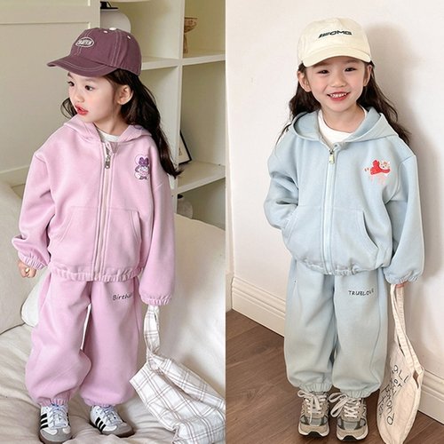 조이멀티 수채화일러스트 집업후드 조거 아동 상하복 205508