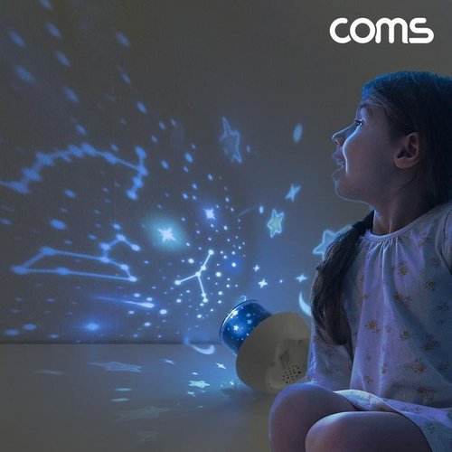 [셀러허브 패션][JHM42OP8_51AJ]Coms 프로젝터 멜로디 무드등 수유등