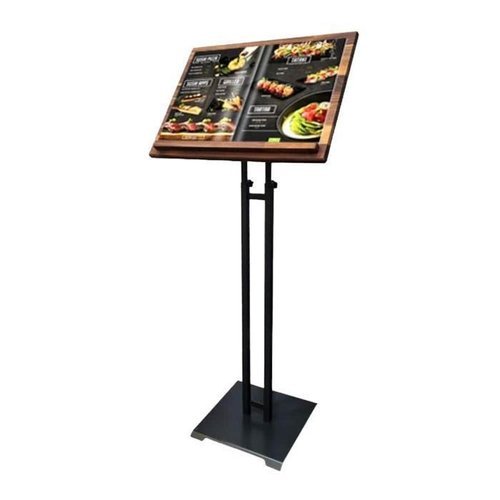 패션플러스 [에프엠에스인터내셔널] 우드 메뉴판거치대 강연대 월넛 480mm (53130889)