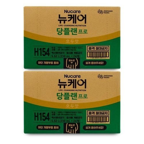 기타브랜드 <b>뉴</b><b>케어</b> <b>당</b><b>플랜</b> 프로 호두맛 230ml x 24개 X 2박스 I SH_P441150342
