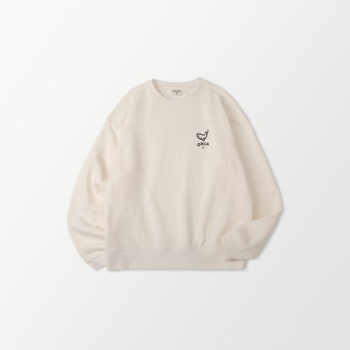 [패션플러스][플라스틱보틀보트] PBB Orca Crewneck (P22DTTS57) CREAM