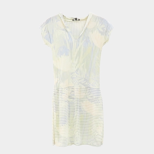 아르마니 고이비토 중고명품  화이트 멀티 컬러 레이온 혼방 원피스 [명동점]