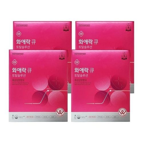 기타브랜드 정관장 화애락 큐 토탈솔루션 25ml x 14개입 4개 Ss_P439897118