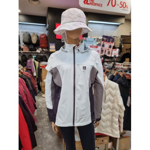 [레드페이스][레드페이스] 여성 간절기 방수 방풍 콘트라액티브하이우먼재킷 REWFJKS21151