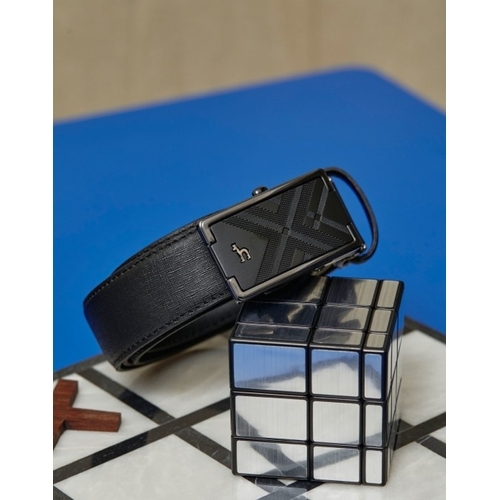 헤지스 악세사리 헤지스 액세서리 남성 [스테디셀러] 블랙 단색 소가죽 벨트  (WUBE5E302BK)