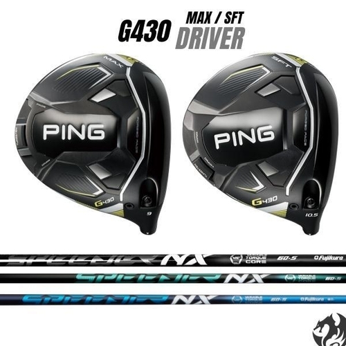 핑 핑 G430 드라이버 핑 G430 MAX 후지쿠라 NX 그린 블루 바이올렛 피팅 클럽 DA3810492
