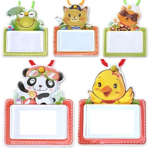 기타 유아명찰 동인 옷핀 목걸이명찰 끼움식 5개입 - 41945