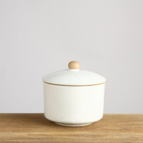 알티피아 이천도자기 담소 도자기 뚜껑 양념통 1호 11.5cm (WB76133)