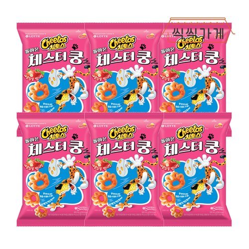 씩씩가게 치토스 체스터쿵 딸기맛 55g x 6ea