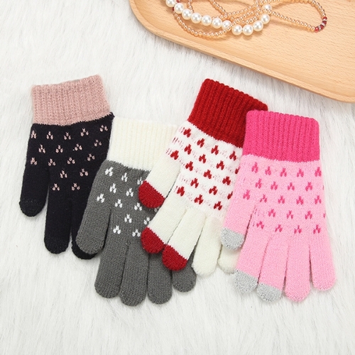 조이멀티 메리니트 아동 손가락 터치장갑 원플원 205049