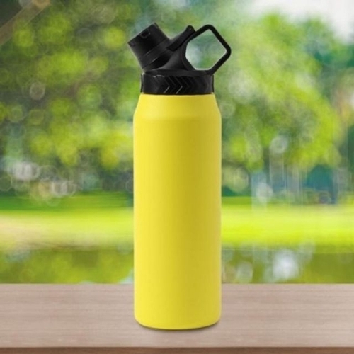 기타 위드미 이중스텐 보온병(900ml) (옐로우) 캠핑 보냉병-WFI8HFS