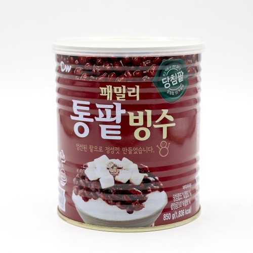 너만아는잡화점 CW 청우 팥빙수팥 빙수재료 단팥 /패밀리통팥빙수850g
