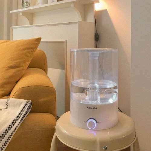 에어메이드 [12/18 순차출고] 3초 가습, 간편 세척! 저소음 무드등 4L 초음파 미니 가습기 4000