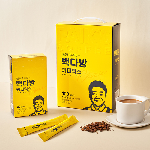 (주)모카씨앤티 백종원의 빽다방 백종원 빽다방] 빽다방 스틱커피 선물세트(3종 20T)