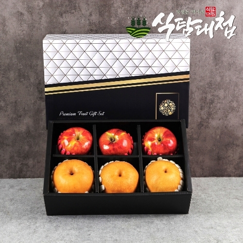 [식탐대첩]명절 선물세트 혼합세트1호 3.1kg (사과3과 배3과)