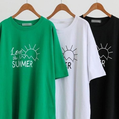 셀러허브 1 [HYIJOUEU_4B]Leim 여성 빅사이즈미시옷 반팔티