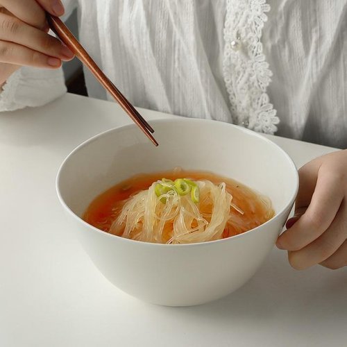 셀러허브 1 가볍고 튼튼한 본차이나 우동기 2p 면기세트 라면 국수그릇