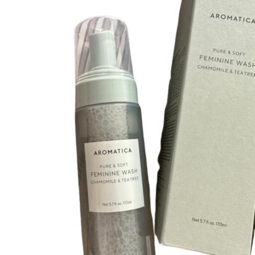 셀러허브 1 아로마티카 퓨어 앤 소프트 여성청결제 캐모마일 앤 티트리 170ml x5개_GRS
