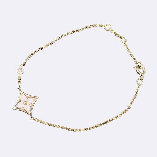 루이비통 고이비토 중고명품  Q95538 18K 골드 자개 1포인트 다이아 블라썸 BB 스타 팔찌 [구로디지털점]