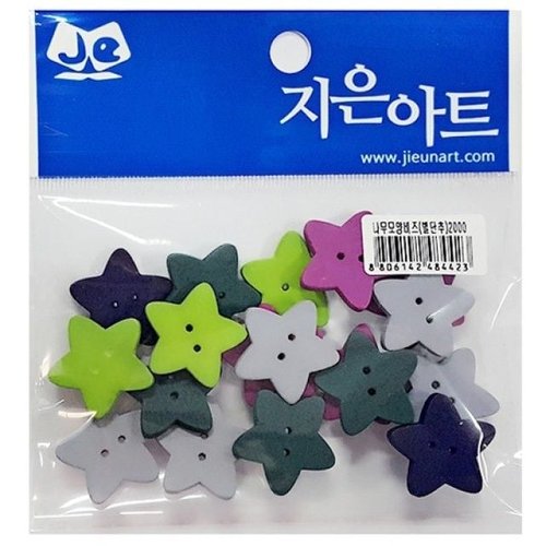 브이와이 [VC75547O]나무모양비즈(별단추)만들기재료