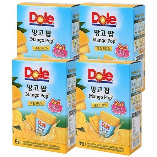 셀러허브 1 Dole 망고팝 62ml x 8팩 x 8박스