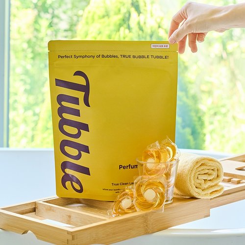 터블 tubble 트루클린 퍼퓸 캡슐 세탁세제 퍼퓸미모사 5봉 (175P)