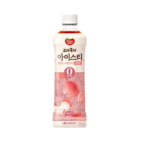 셀러허브 식품 [동원] 동원 보성홍차 아이스티 복숭아차 제로 500ml 12입...