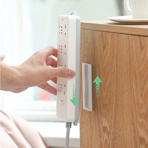 셀러허브 생활리빙 슬라이드 홀더 멀티탭 부착 벽 고정 거치대 책상 (51241911)