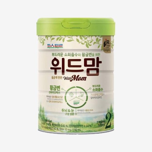 셀러허브 식품 [엘루맘] 파스퇴르분유 위드맘 2단계 750g