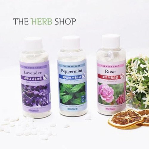 셀러허브 패션 [JH75S3QV_52JF]목욕소금 더허브샵 미용소금 200g 3종택1