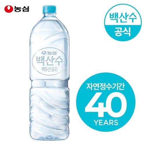농심 백산수 2L 12병 (유/무라벨 랜덤) 생수