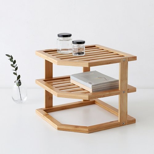 마켓비 JAWAL 다용도선반 3단 대나무 9191.6540