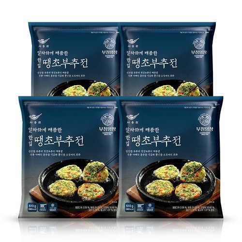 사옹원 [T] 사옹원 부침명장 알싸하게 매콤한 한입 땡초부추전 ★510g★ 4개