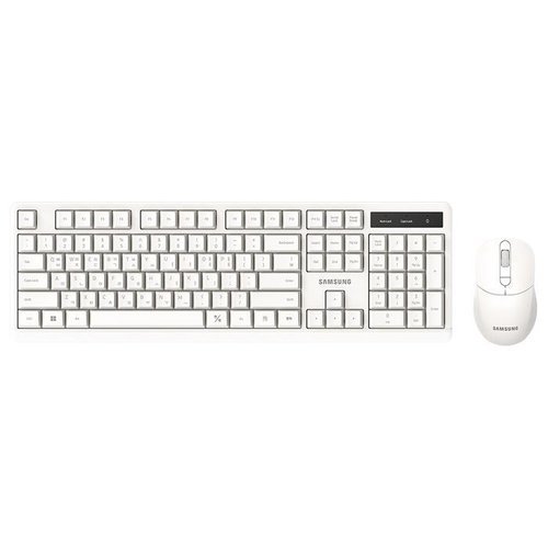 셀러허브 가전 삼성전자 2.4 GHz 멤브레인 무선 키보드 마우스 합본 (화이트) (SP-R1600W) (52570920)
