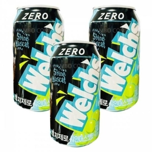 엄지척 웰치제로 3캔 샤인머스캣 355ml 제로탄산 웰치제로 웰20436311667501