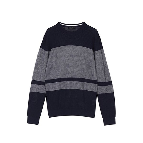 TBJ 남성 조직변형 니트 풀오버T181KT130P_P301462442