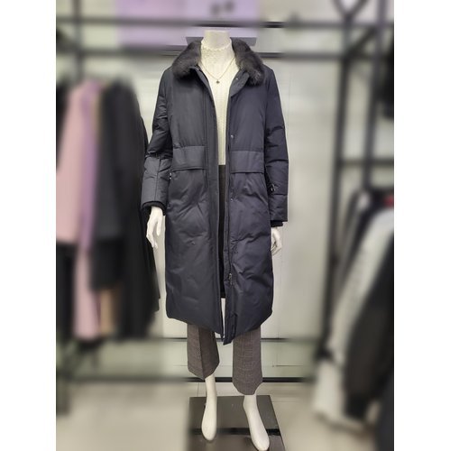 패션플러스 [SI] SN SI 역시즌 안감레빗 밍크 여성패딩 구스다운 롱코트 SJHHC92630BK 04