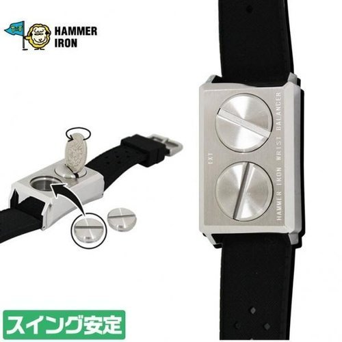 패션플러스 [기타 BRAND]  HAMMER IRON  일본 골프 팔목 발란스 팔찌/파워 업/스윙 안정성 업 TA3365376