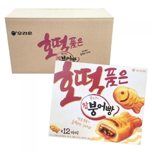 셀러허브 식품 오리온제과 호떡 품은 참붕어빵 372g 8개