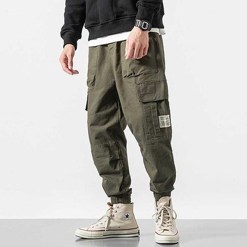 셀러허브 패션 [JHQRKEIP_4B]패션 조거 캐주얼팬츠 멋진 사복 밑단 팬츠옷