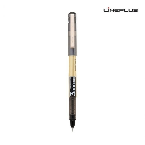 패션플러스 [푸른솔] 라인플러스 3000미터 펜 0.38 (12개입) 1다스 (검정색) (11297807A)