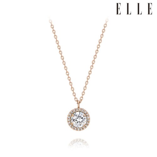 엘르 주얼리] [엘르] 서클 큐빅 목걸이 ELBRNN203