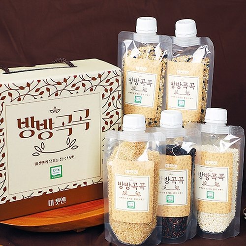 [프레쉬푸드]프레쉬푸드 국내산 유기농 현미 찰보리 귀리 찹쌀 찰흑미 각 1개 500g x 5