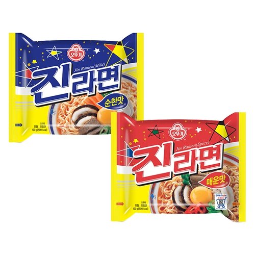 오뚜기라면 오뚜기 [T]진라면40봉/매운맛/순한맛