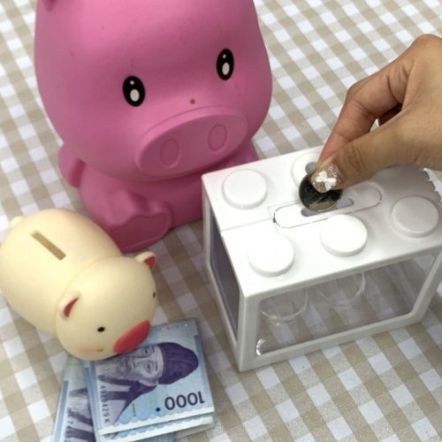 오너클랜 인기상품 마리모 키우기 블럭 미니어항 화이트 [WD97547250917]