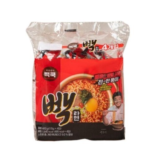셀러허브 식품 [기타 BRAND]  백종원의 빽쿡 빽라면 4개입 /AWS (16274490)