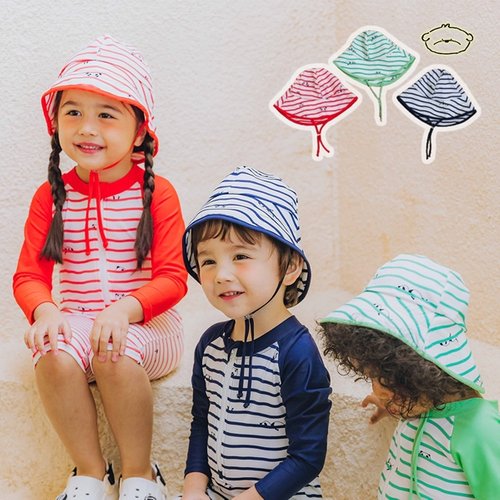조이멀티 시무룩 팬더 아동 썬블럭햇 아쿠아 수영 모자 800522